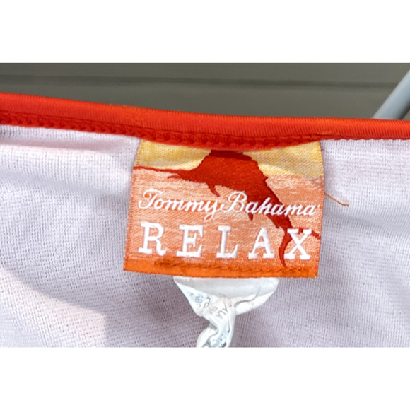 Tommy Bahama RELAX Girls Bathing Suit one piece Hawaiian Print Red size 10 - Picture 3 of 3